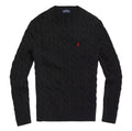 Polo Ralph Lauren Cable Knit Black Jumper