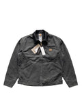 Carhartt WIP Detroit Jacket in Washed Black / Charcoal